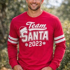 Place Bright Red Tee with White Script Graphic size XXL